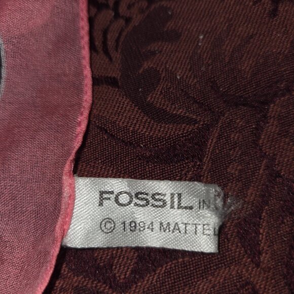 1994 Mattel Barbie Fossil Scarf 35th Anniversary Sheer Polyester - Picture 3 of 6